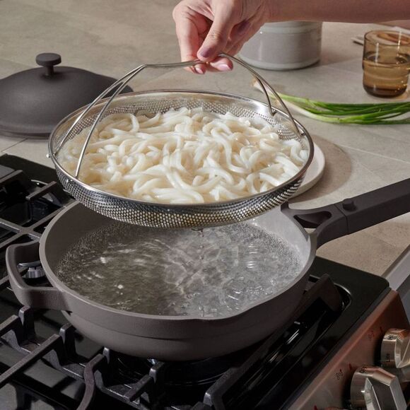Open Box - Our Place -  2.6qt 10.5" Ceramic Nonstick Always Pan  Char - Picture 4 of 5